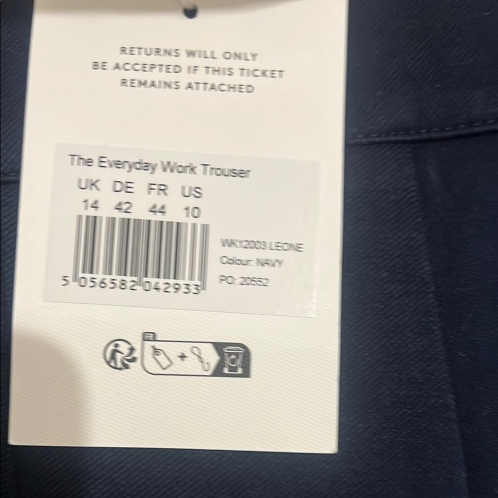 Classic Navy Work Trousers